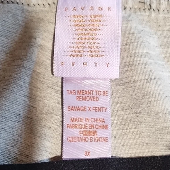 Savage X Fenty Light Gray Lounge Leggings - Picture 5 of 5